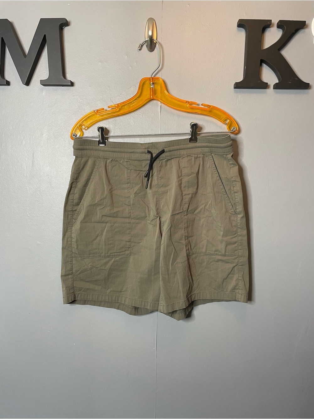 DU/ER Performance Drawstring Shorts Medium Olive Green